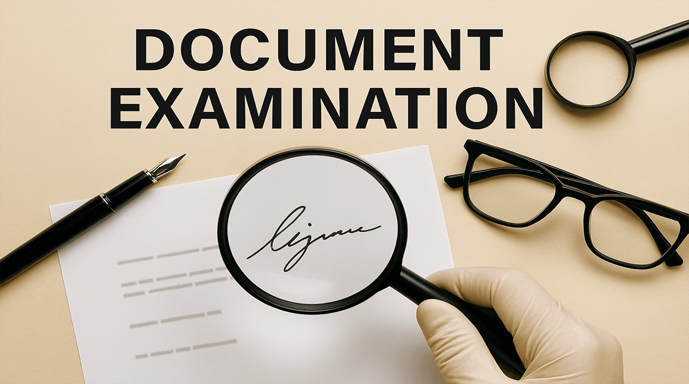 document examination forensic analysis Kenya